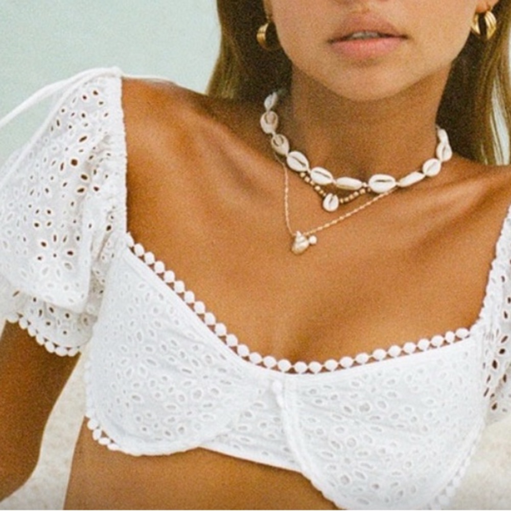 SABO Argentina white eyelet skirt set - Picture 15 of 15